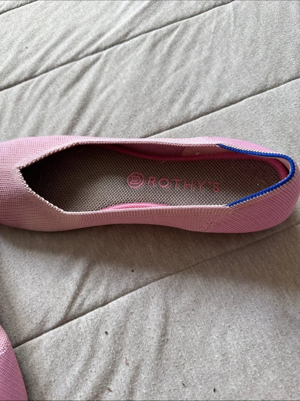 Rothy's Begonia Knit Round Slip-On Flats - Picture 2 of 5